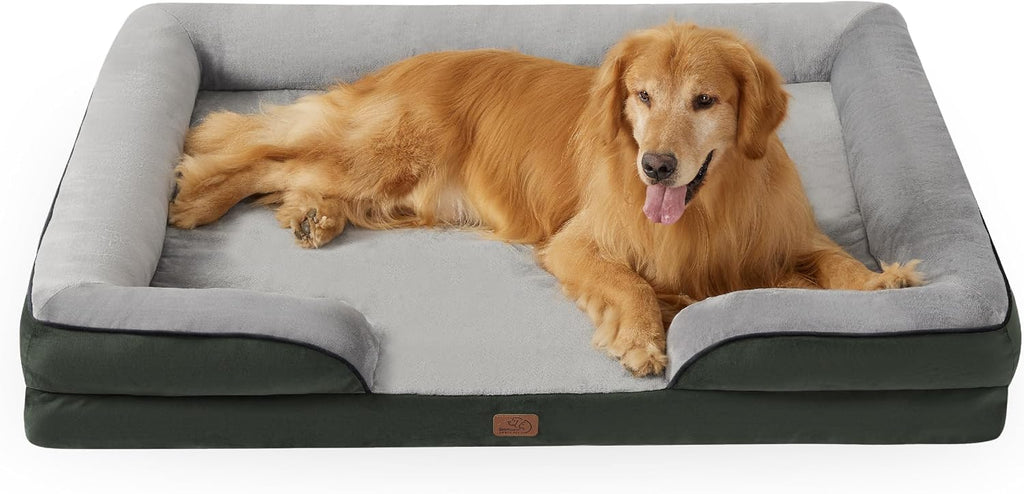 Bedsure Orthopedic Dog Bed Medium Washable Original Design, 28" Grey