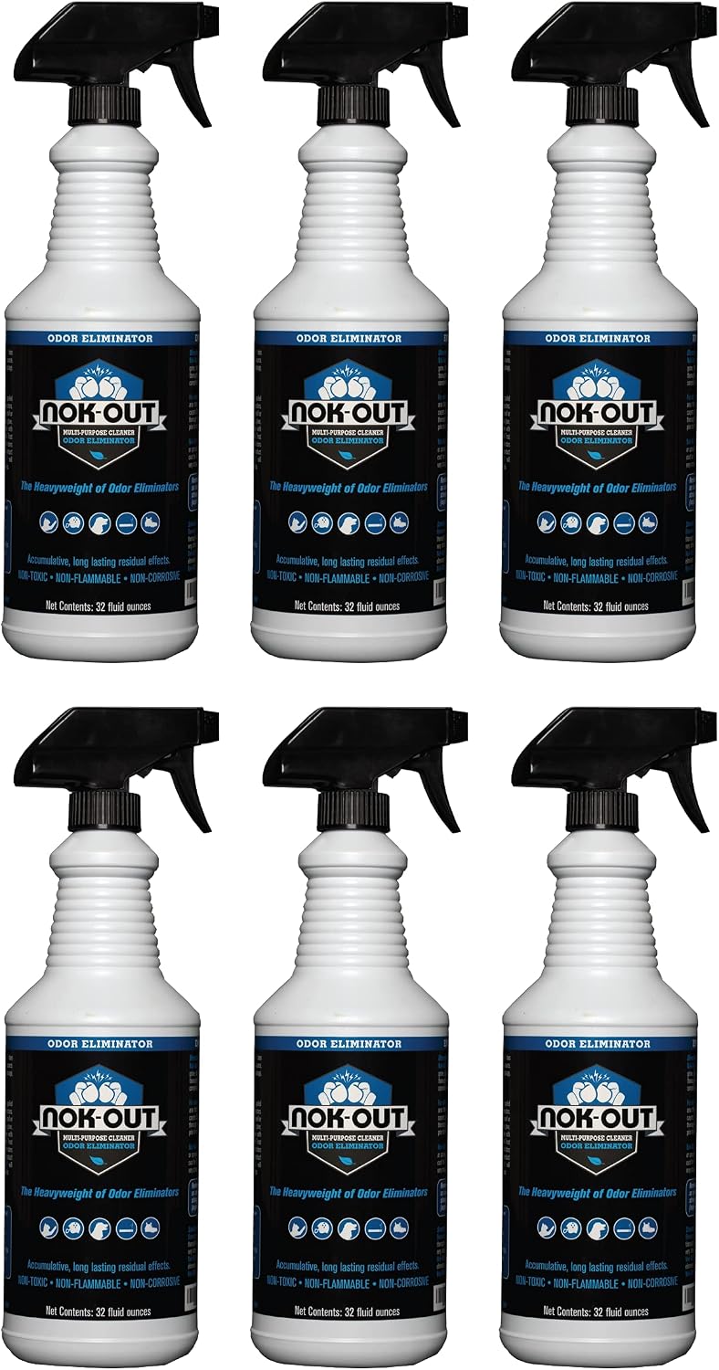 NOK OUT Odor Remover, Pet Deodorizer and Cleaning Spray, Made in the USA, 16 Fluid Ounce Spray
