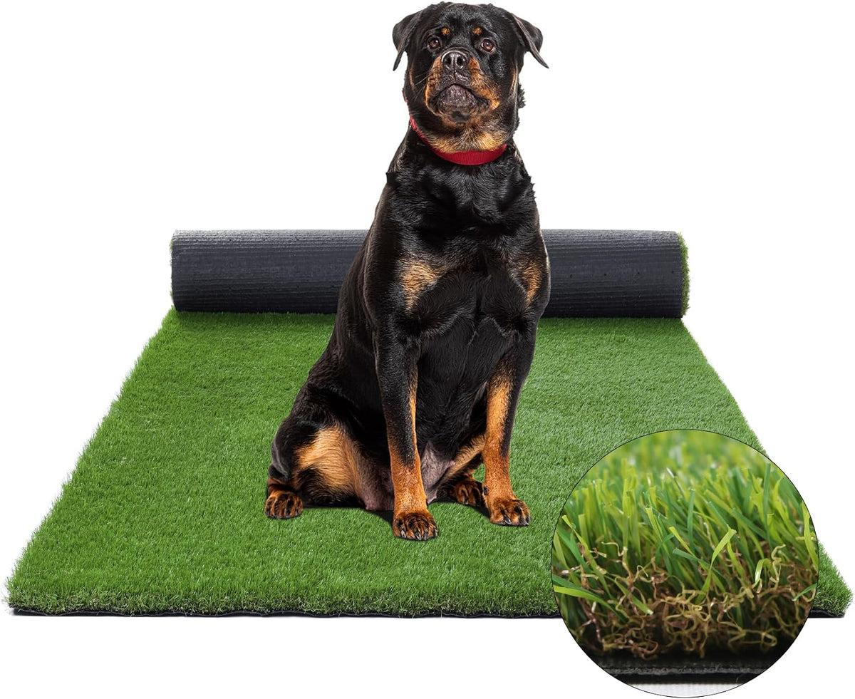 Large Artificial Grass Pad for Dogs Potty, Extra Soft Thick Turf for Indoor Outdoor Patio Balcony, 4 FT X 6 FT