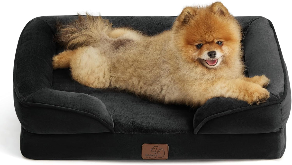 Bedsure Orthopedic Dog Bed Medium Washable Original Design, 28" Grey