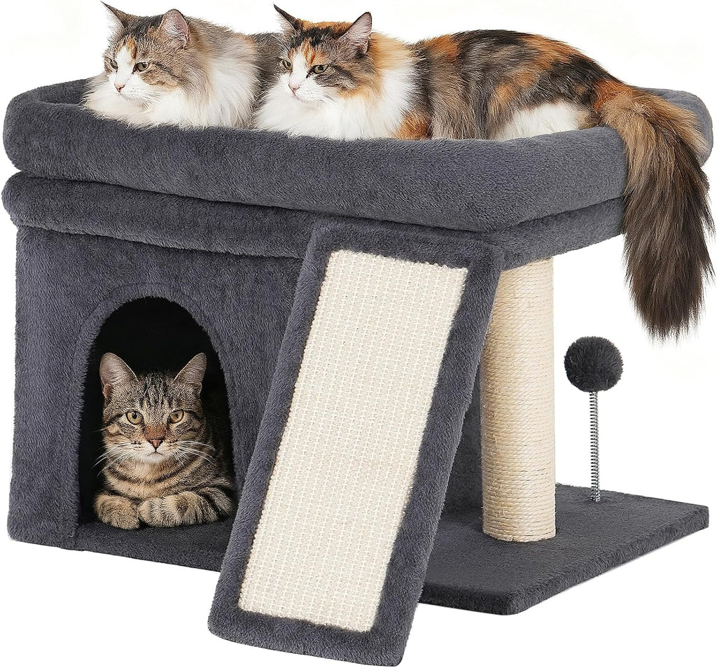 Cat Tree for Large Cats, 20x16.5 Perch Bed for Adult Senior Cats