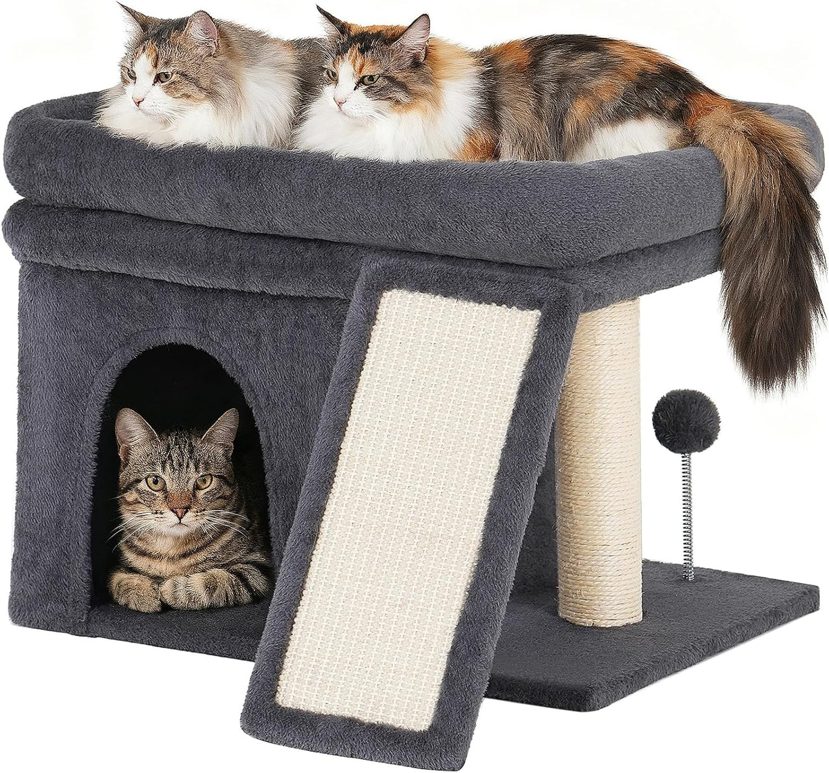 Cat Tree for Large Cats, 20x16.5 Perch Bed for Adult Senior Cats