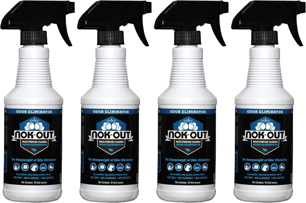NOK OUT Odor Remover, Pet Deodorizer and Cleaning Spray, Made in the USA, 16 Fluid Ounce Spray