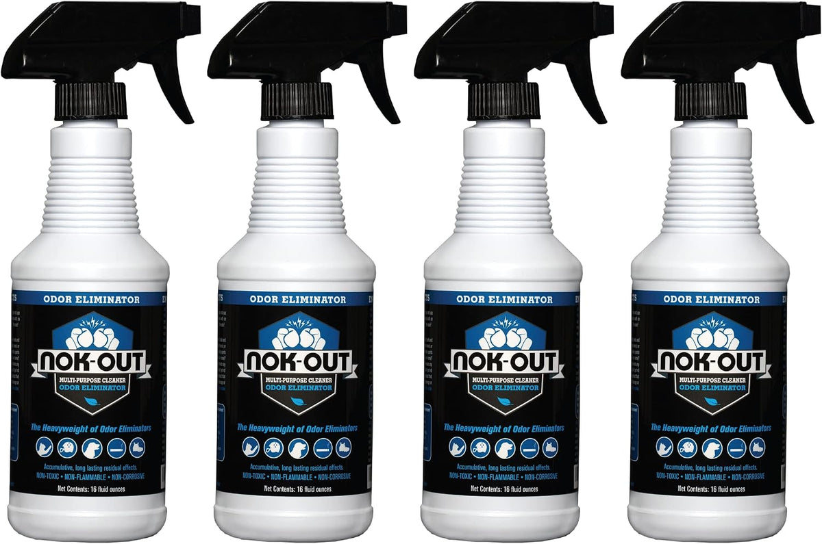 NOK OUT Odor Remover, Pet Deodorizer and Cleaning Spray, Made in the USA, 16 Fluid Ounce Spray