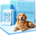 Powools Puppy Pads for Dogs, 34 x 28 in, 6-Layer, Leak-Proof, 100-Pack