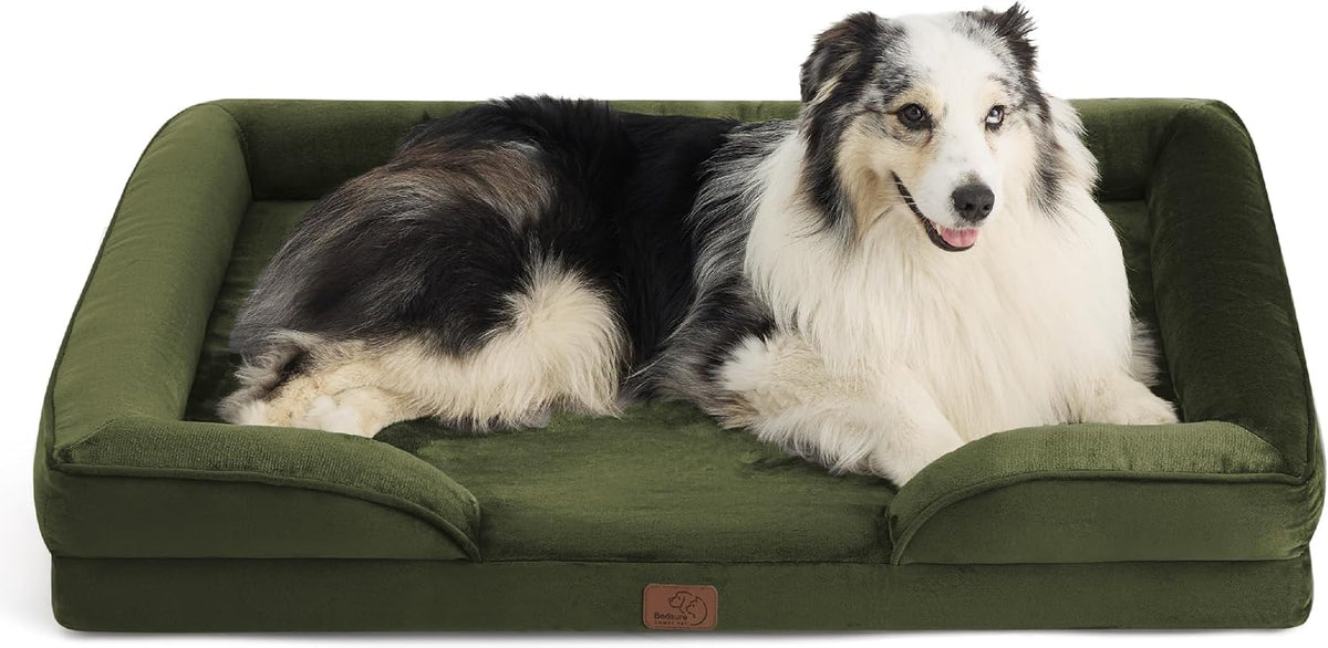 Bedsure Orthopedic Dog Bed Medium Washable Original Design, 28" Grey
