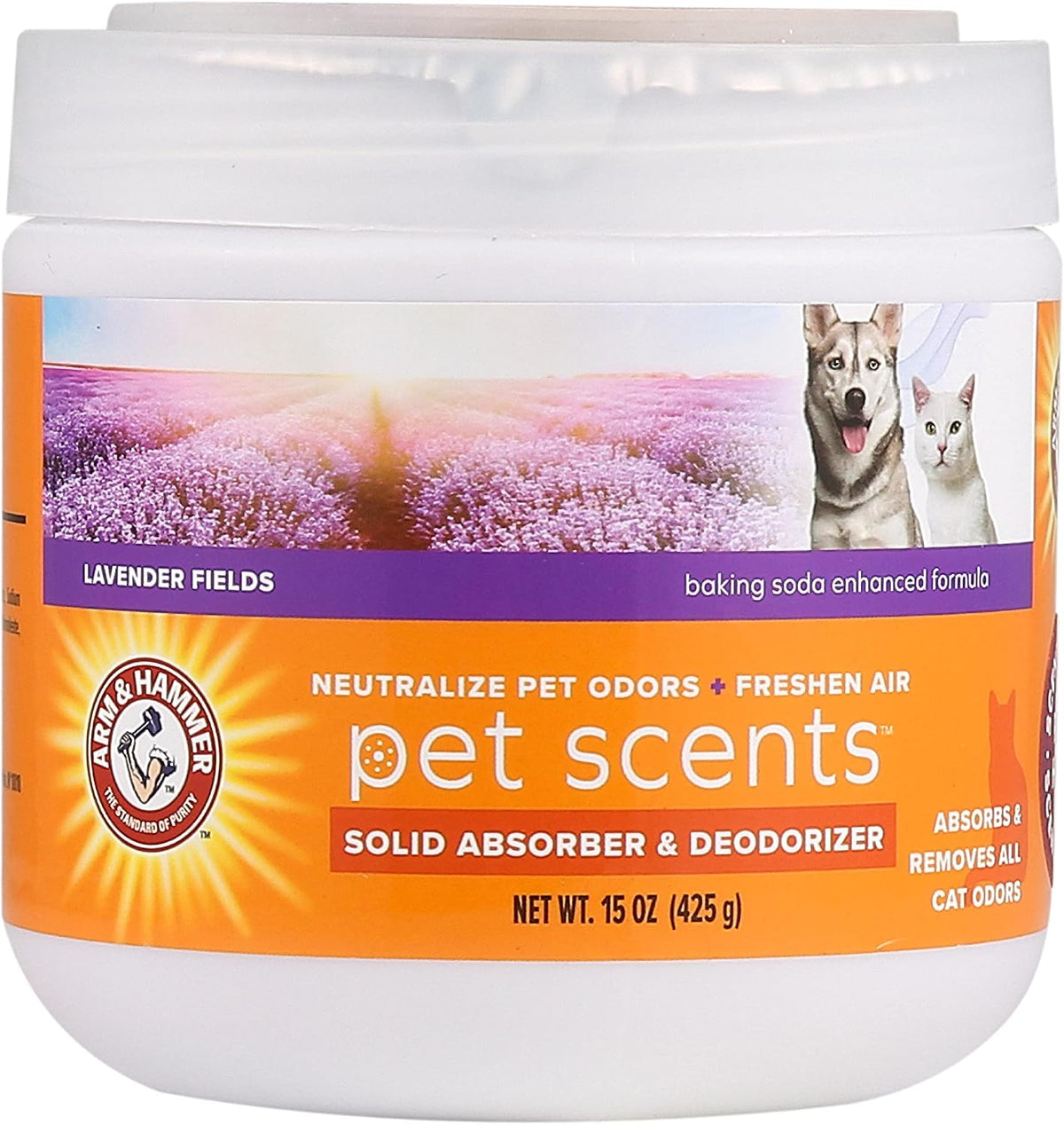 Arm & Hammer Pet Scents Gel Odor Eliminator, Fresh Breeze, 15 Oz, 12-Pack
