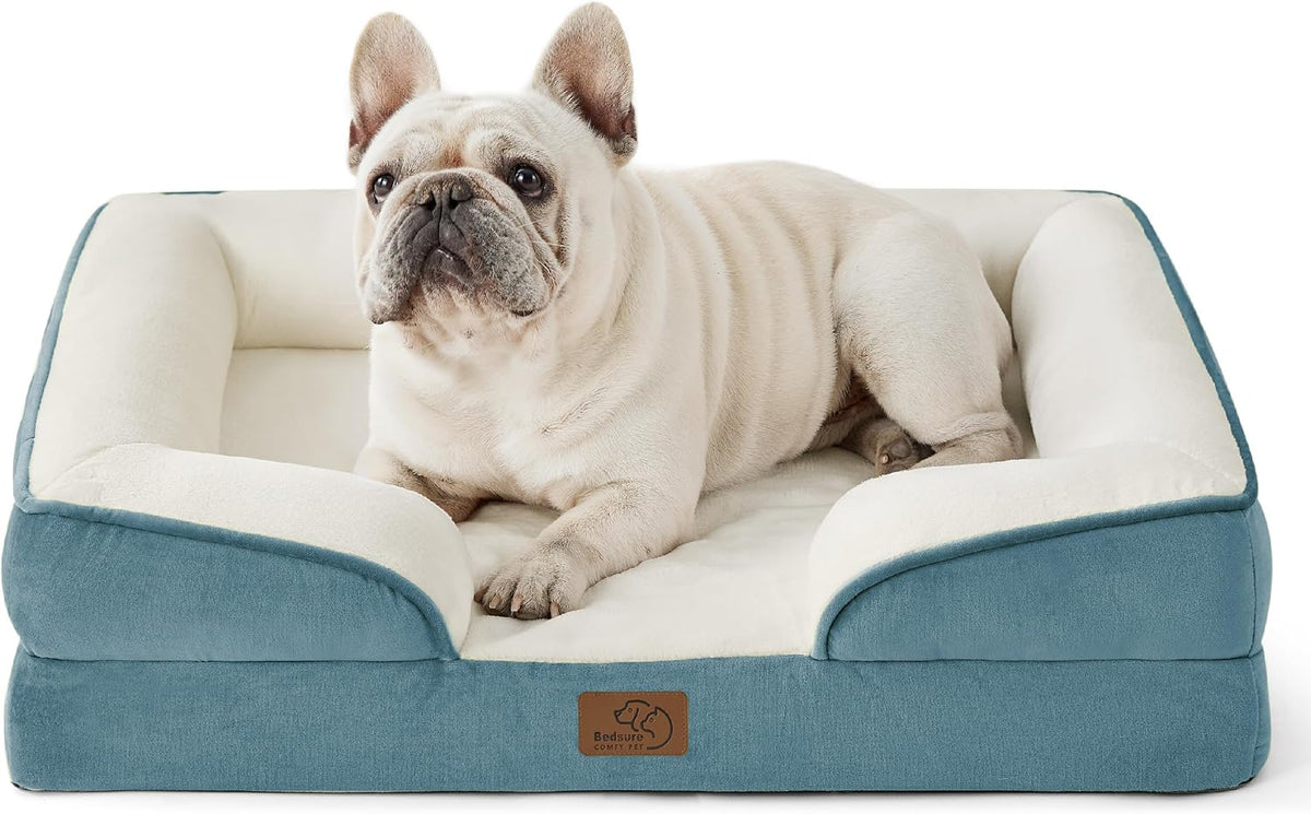 Bedsure Orthopedic Dog Bed Medium Washable Original Design, 28" Grey