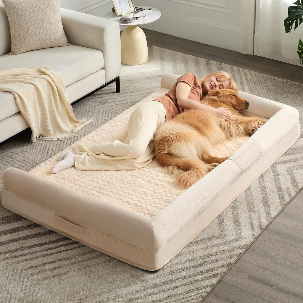 Orthopedic Washable Large Dog Bed for Senior Dog Comfy Sleep